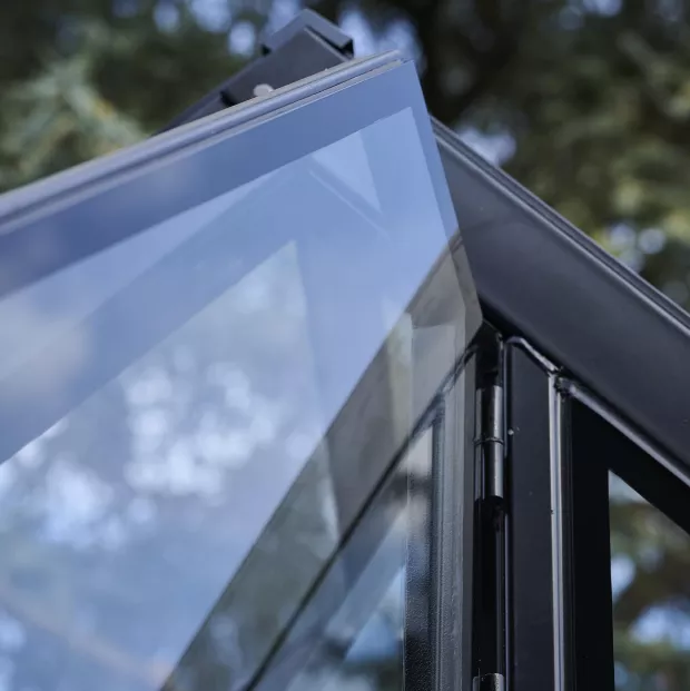 Foto gedetailleerd glas